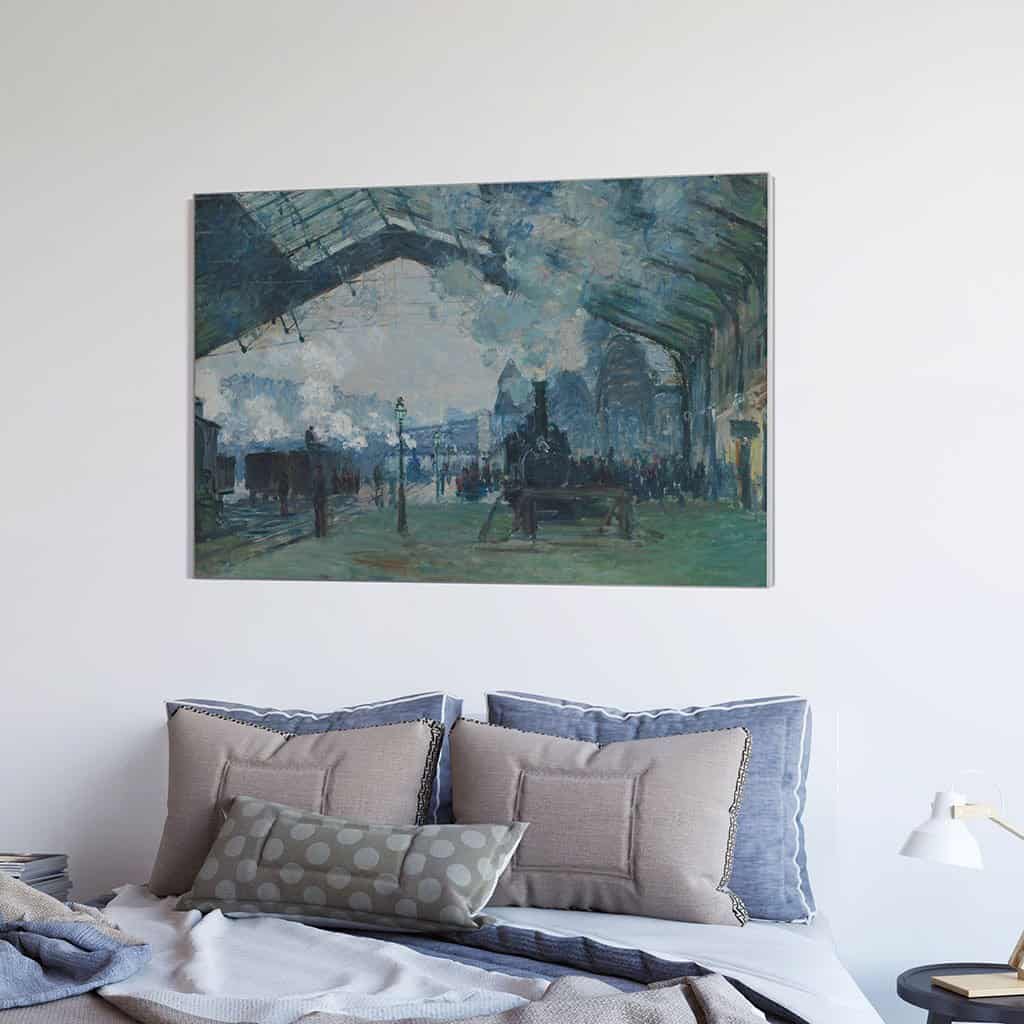 Aankomst van een trein in Normandie - Claude Monet