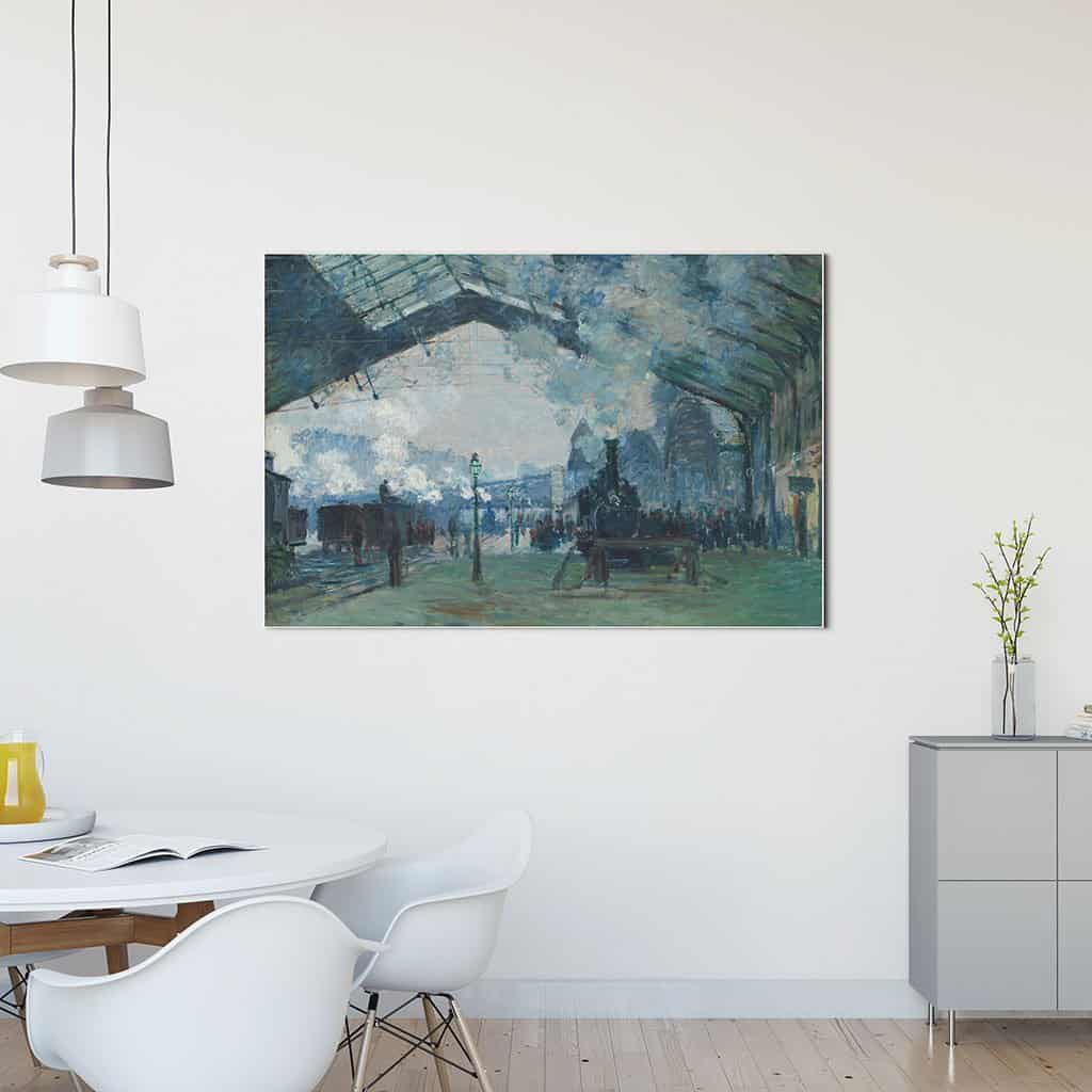 Aankomst van een trein in Normandie - Claude Monet