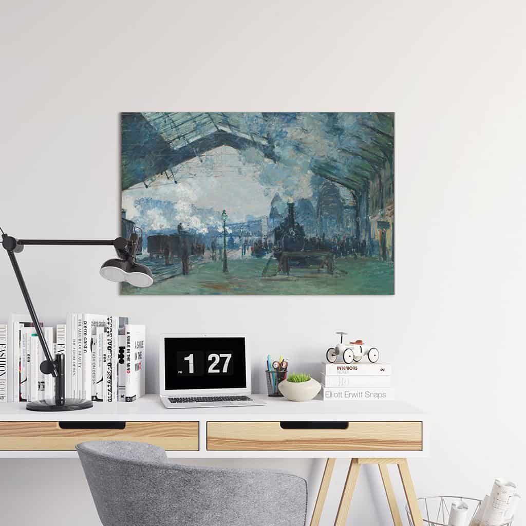 Aankomst van een trein in Normandie - Claude Monet