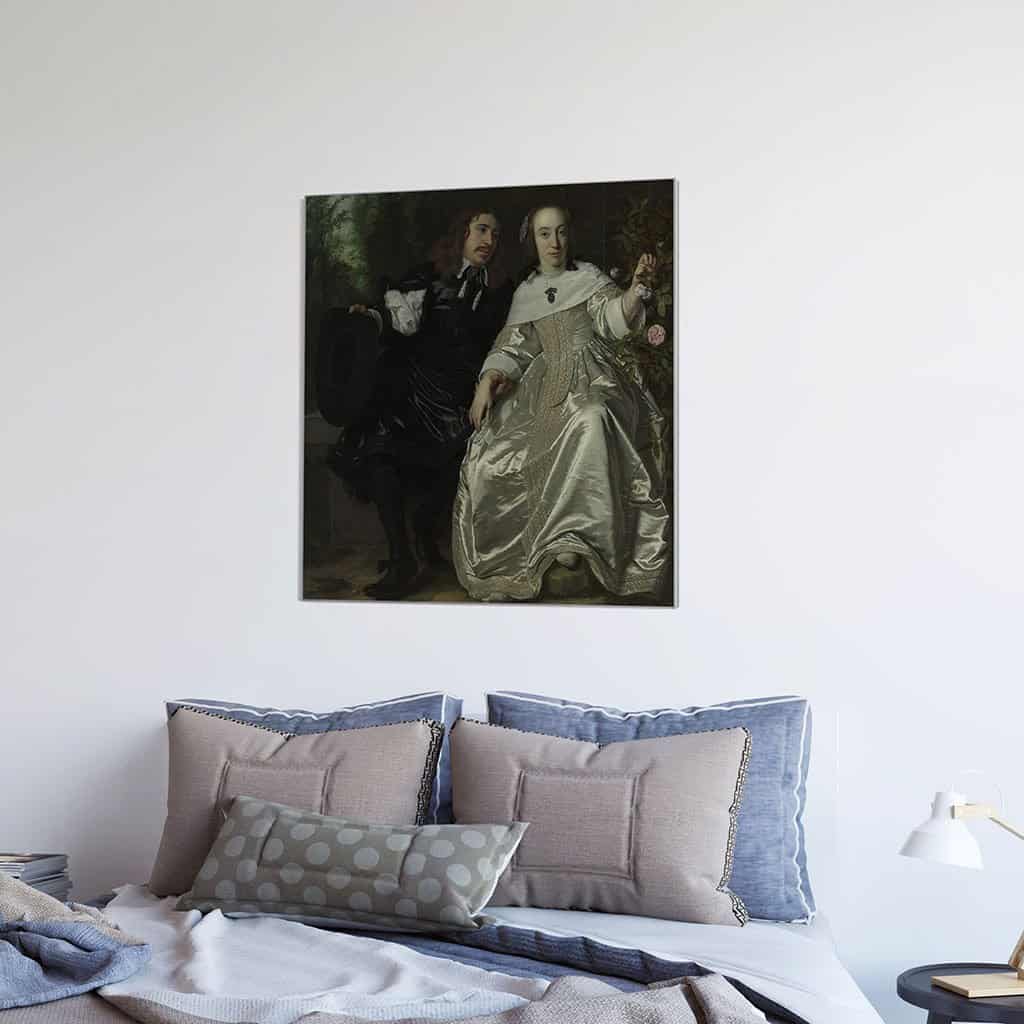 Abraham del Court en zijn vrouw Maria de Kaersgieter - Bartholomeus van der Helst
