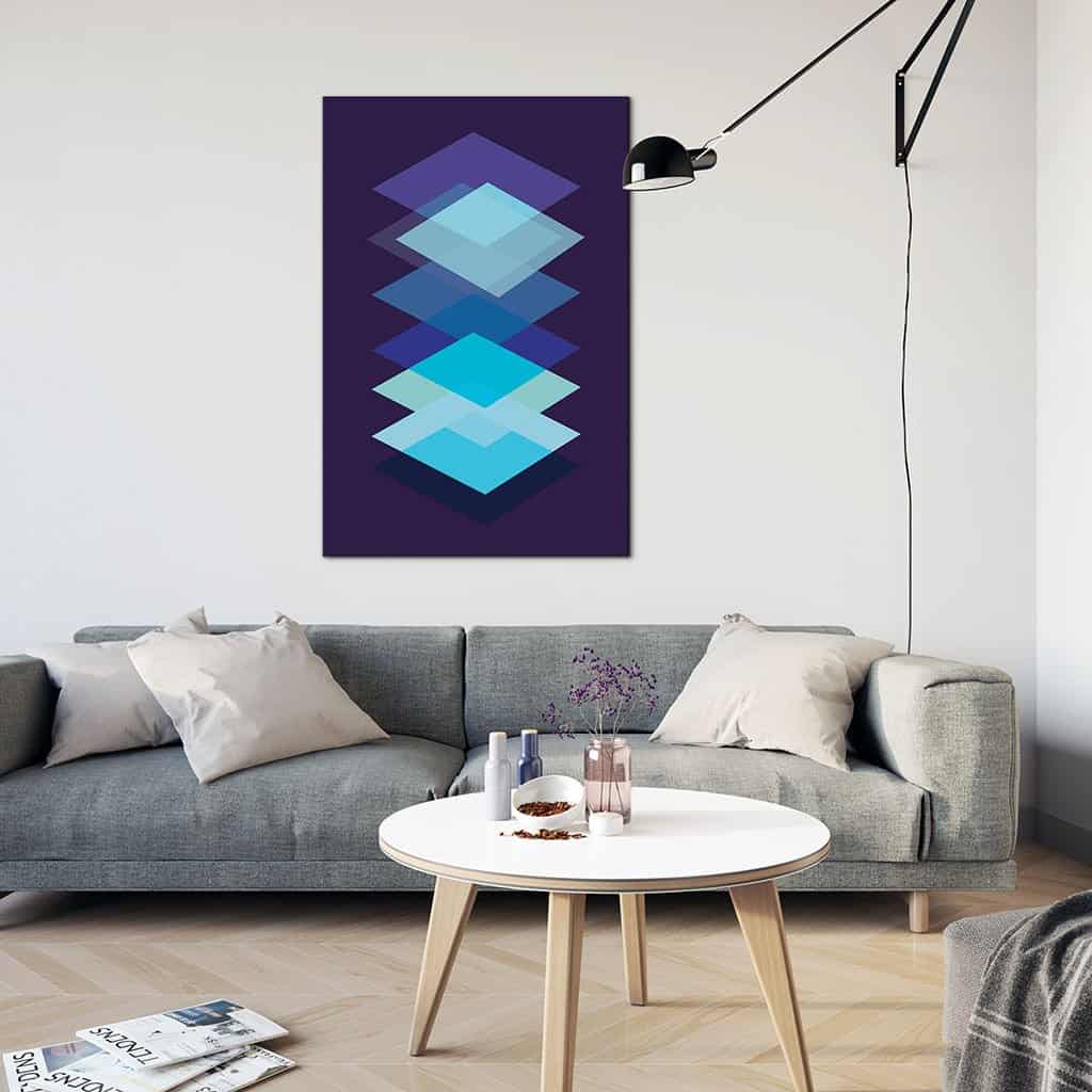 Abstract Geometric Overlay Rectangles