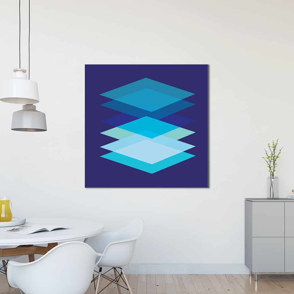 Abstract Geometric Overlay Rectangles