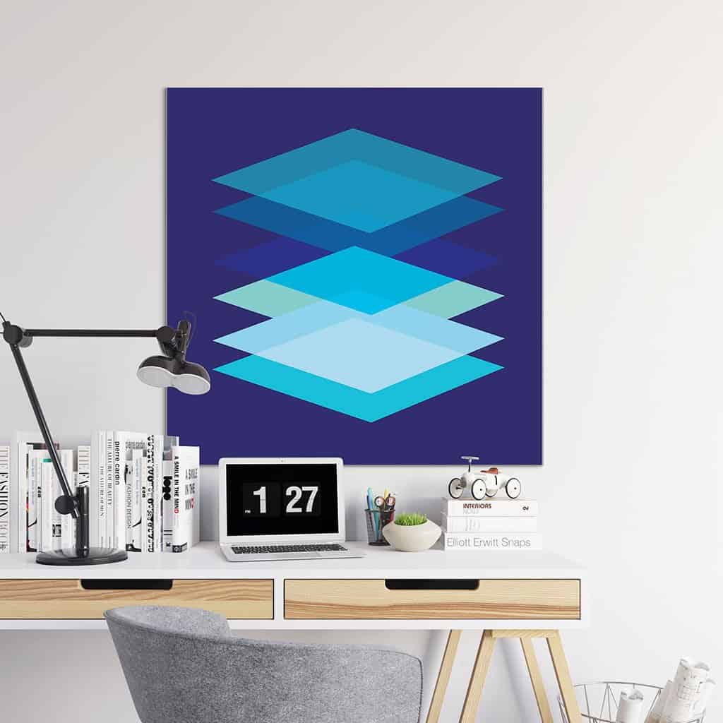 Abstract Geometric Overlay Rectangles
