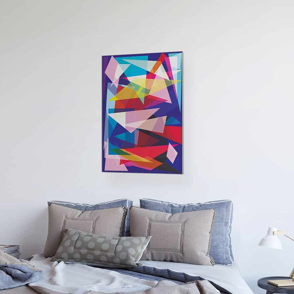 Abstracte geometrische overlay