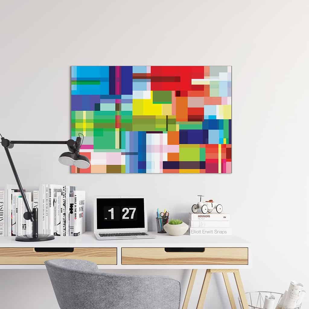 Abstract Geometric Overlay Rectangles