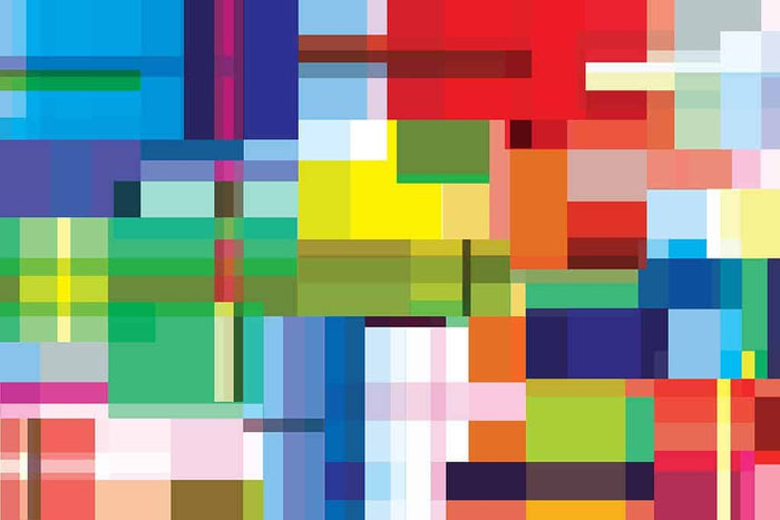 Abstract Geometric Overlay Rectangles
