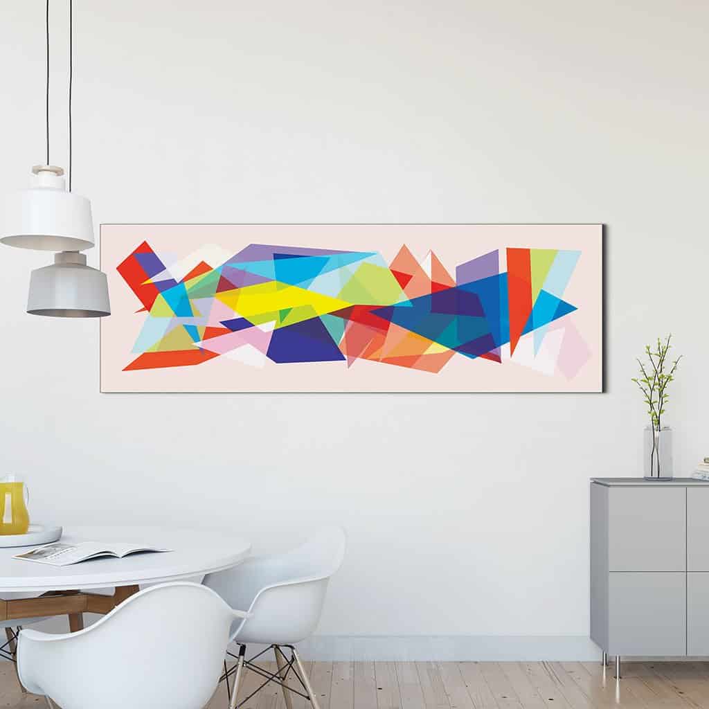 Abstract Geometric Overlay Rectangles
