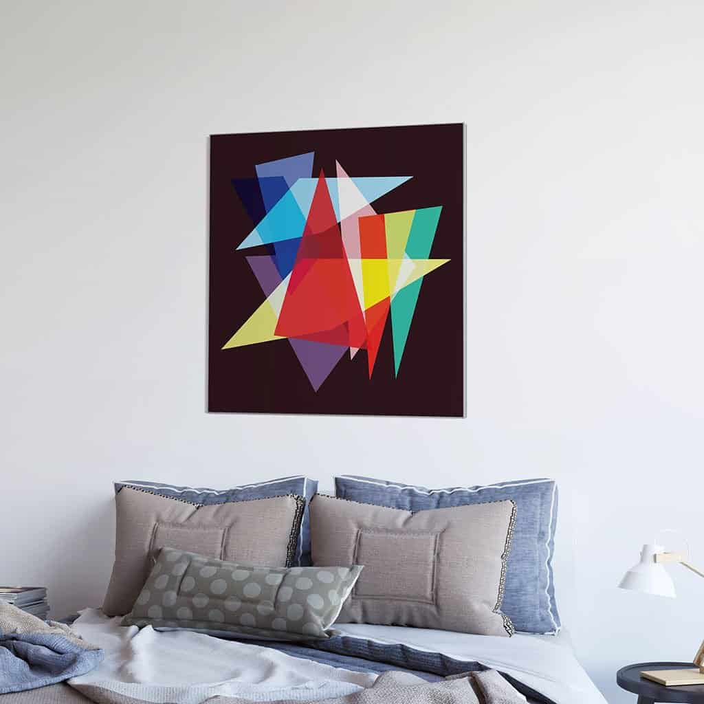 Abstract Geometric Overlay Rectangles