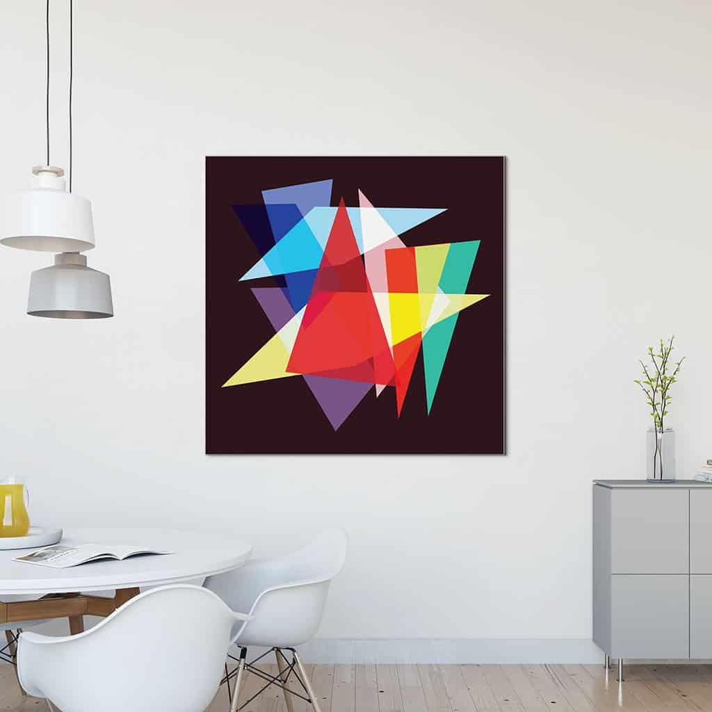 Abstract Geometric Overlay Rectangles