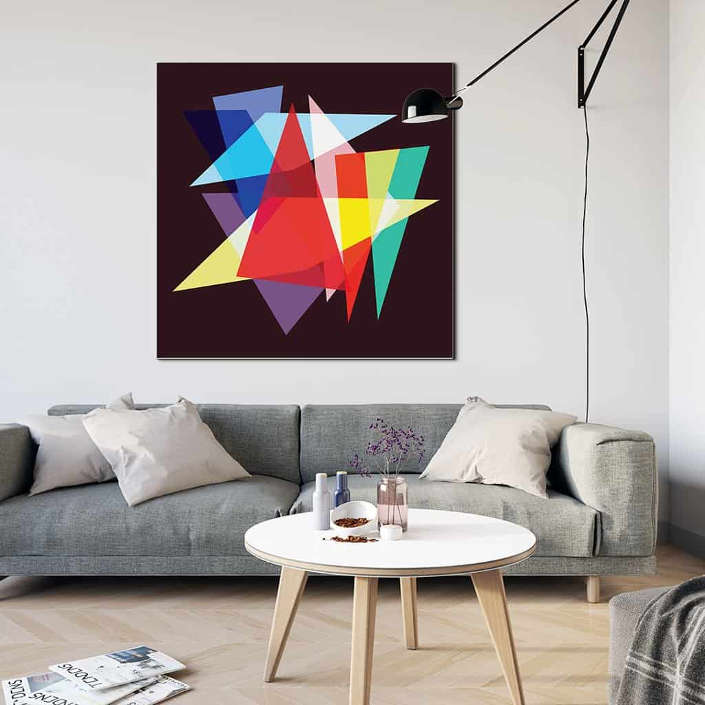 Abstract Geometric Overlay Rectangles
