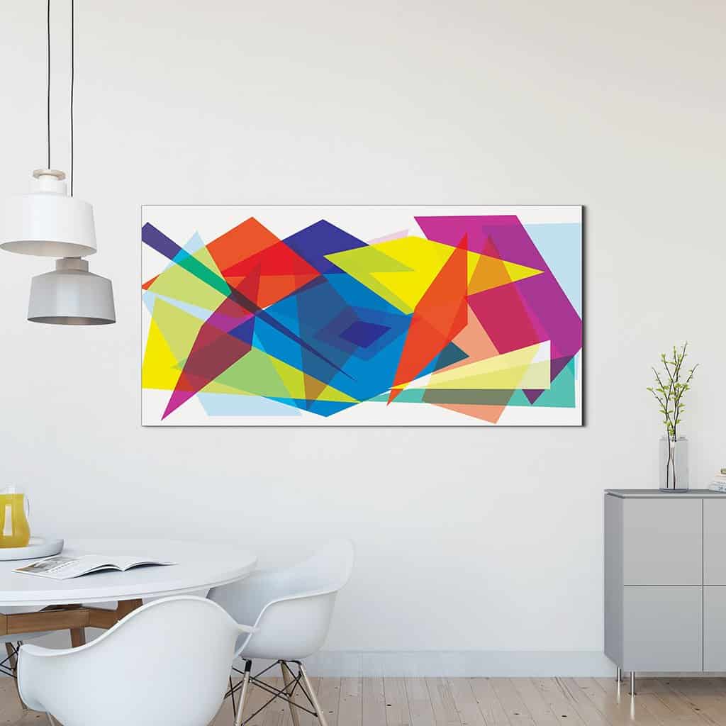 Abstract Geometric Overlay Rectangles