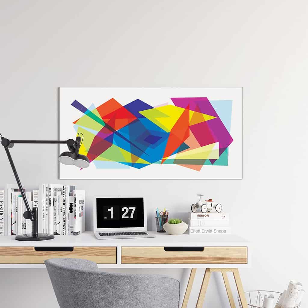 Abstract Geometric Overlay Rectangles