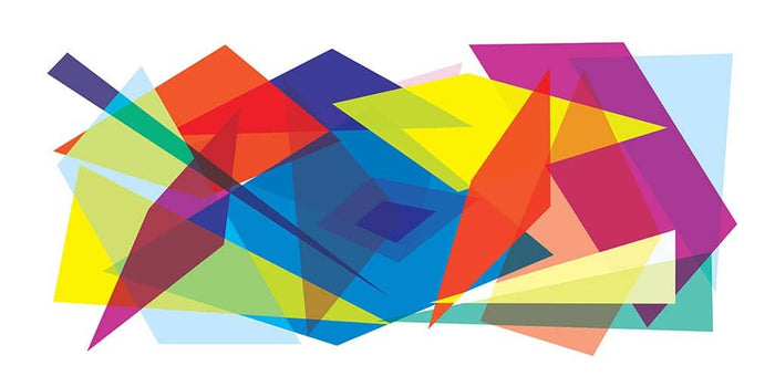 Abstract Geometric Overlay Rectangles