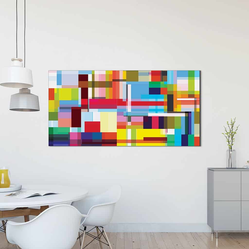 Abstract Geometric Overlay Rectangles