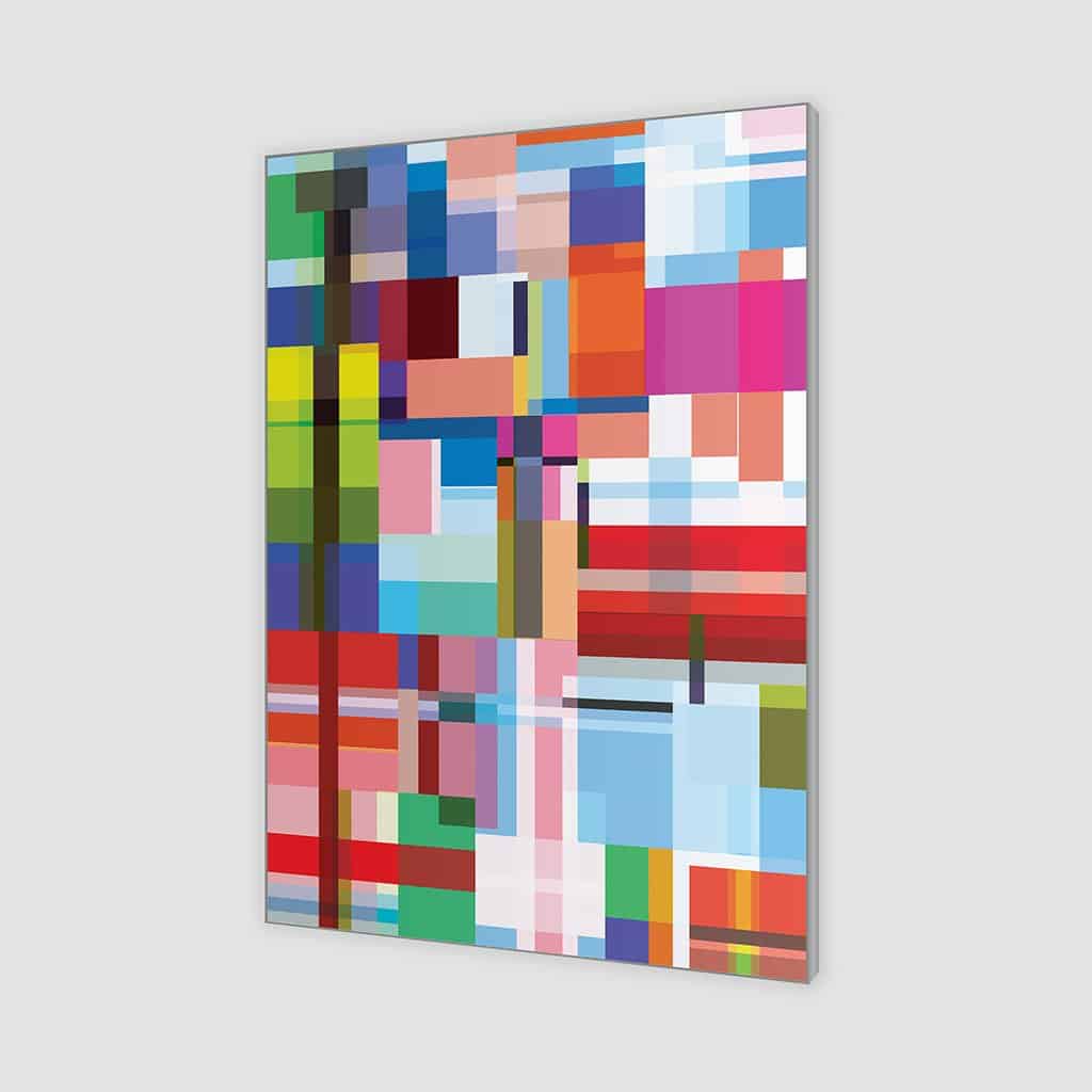 Abstract Geometric Overlay Rectangles