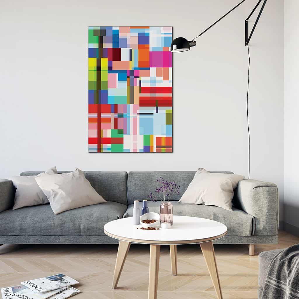 Abstract Geometric Overlay Rectangles