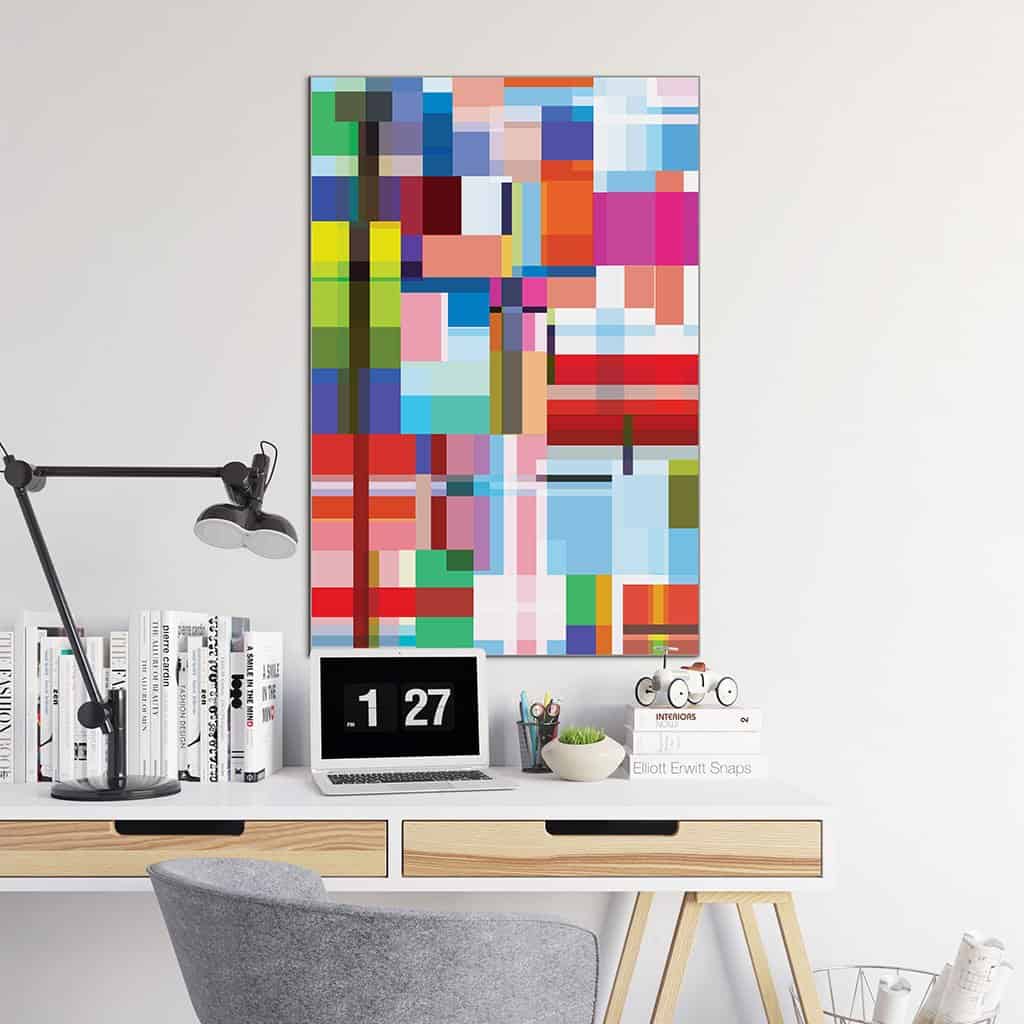 Abstract Geometric Overlay Rectangles