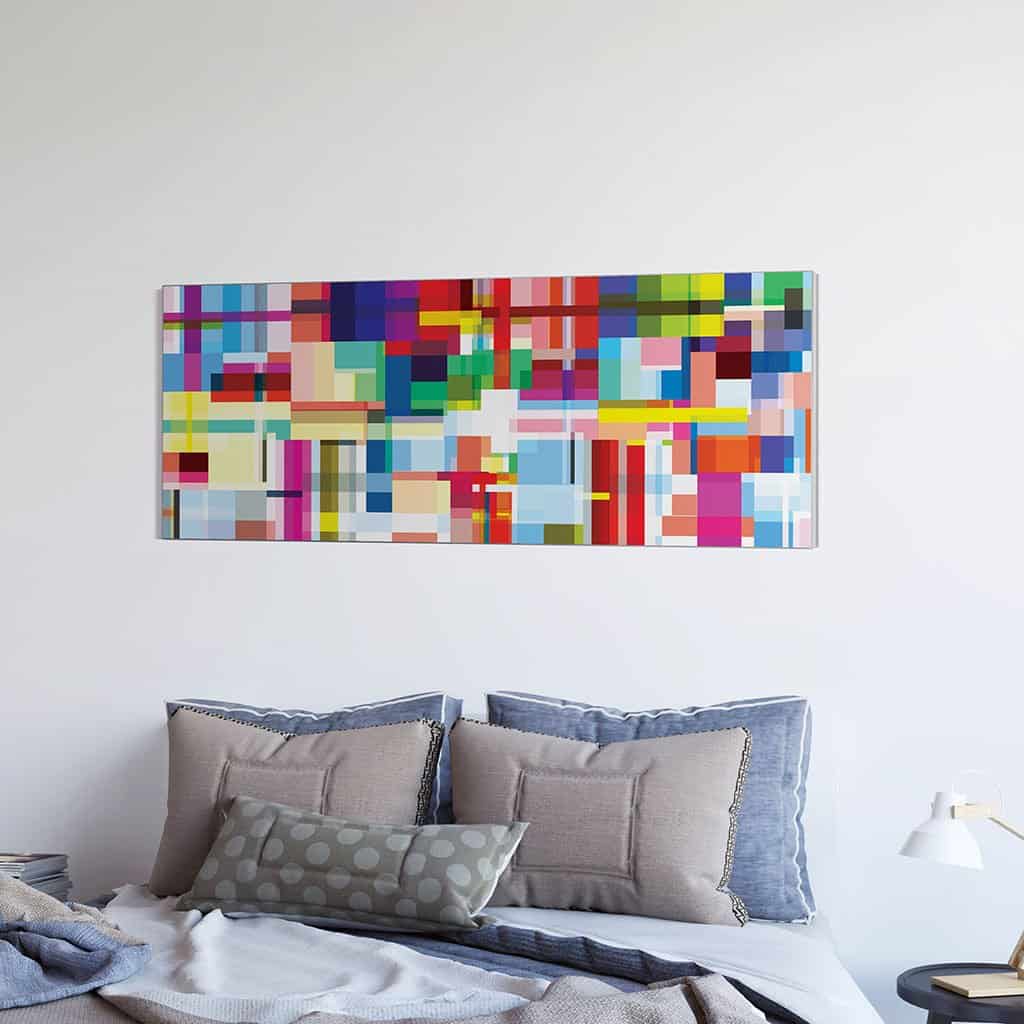 Abstract Geometric Overlay Rectangles