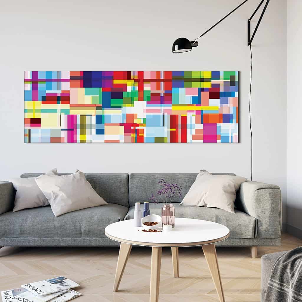 Abstract Geometric Overlay Rectangles