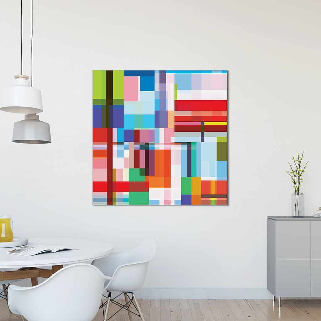 Abstract Geometric Overlay Rectangles