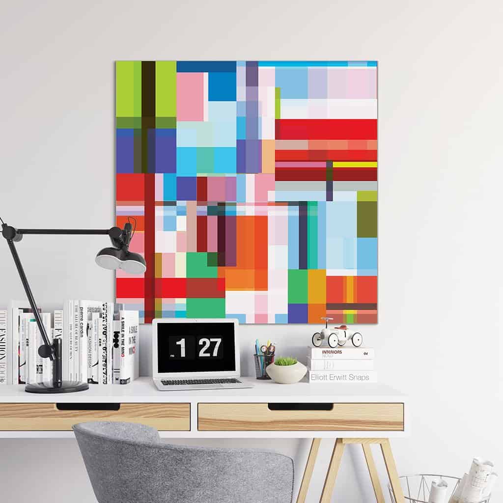 Abstract Geometric Overlay Rectangles