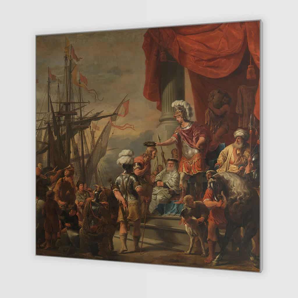 Aeneas bij Latinus - Ferdinand Bol