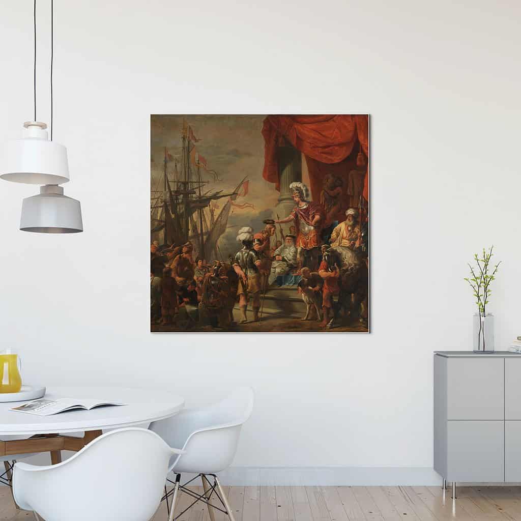Aeneas bij Latinus - Ferdinand Bol