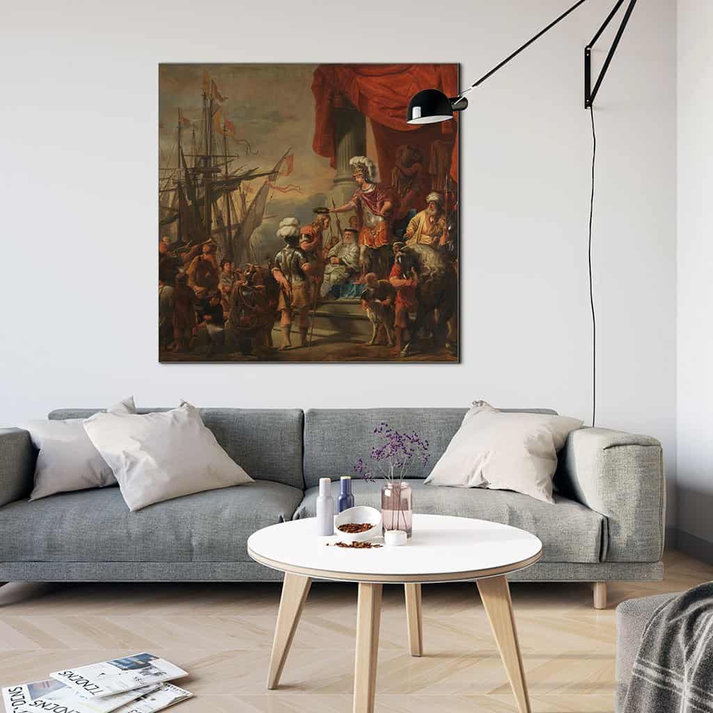 Aeneas bij Latinus - Ferdinand Bol