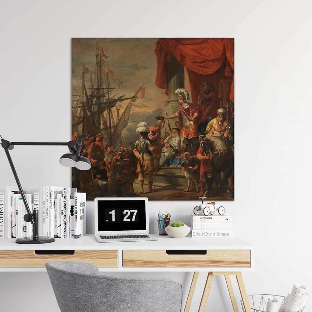 Aeneas bij Latinus - Ferdinand Bol
