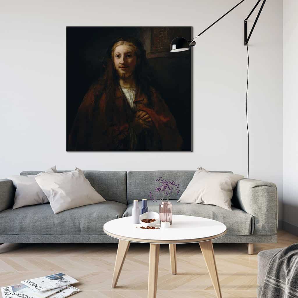 Apostel Jacobus de Minder, of Christus met een staf (Rembrandt)