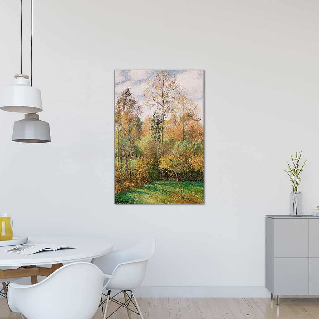Automne Peupliers Eragny - Camille Pissarro