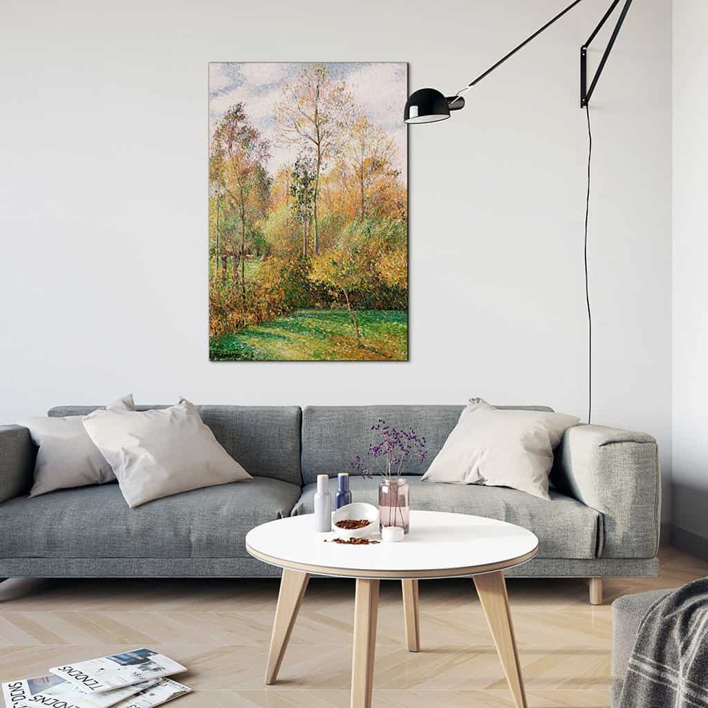 Automne Peupliers Eragny - Camille Pissarro