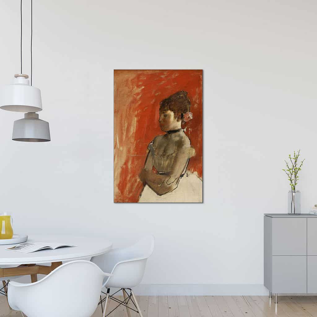 Balletdanser met armen gekruist - Edgar Degas