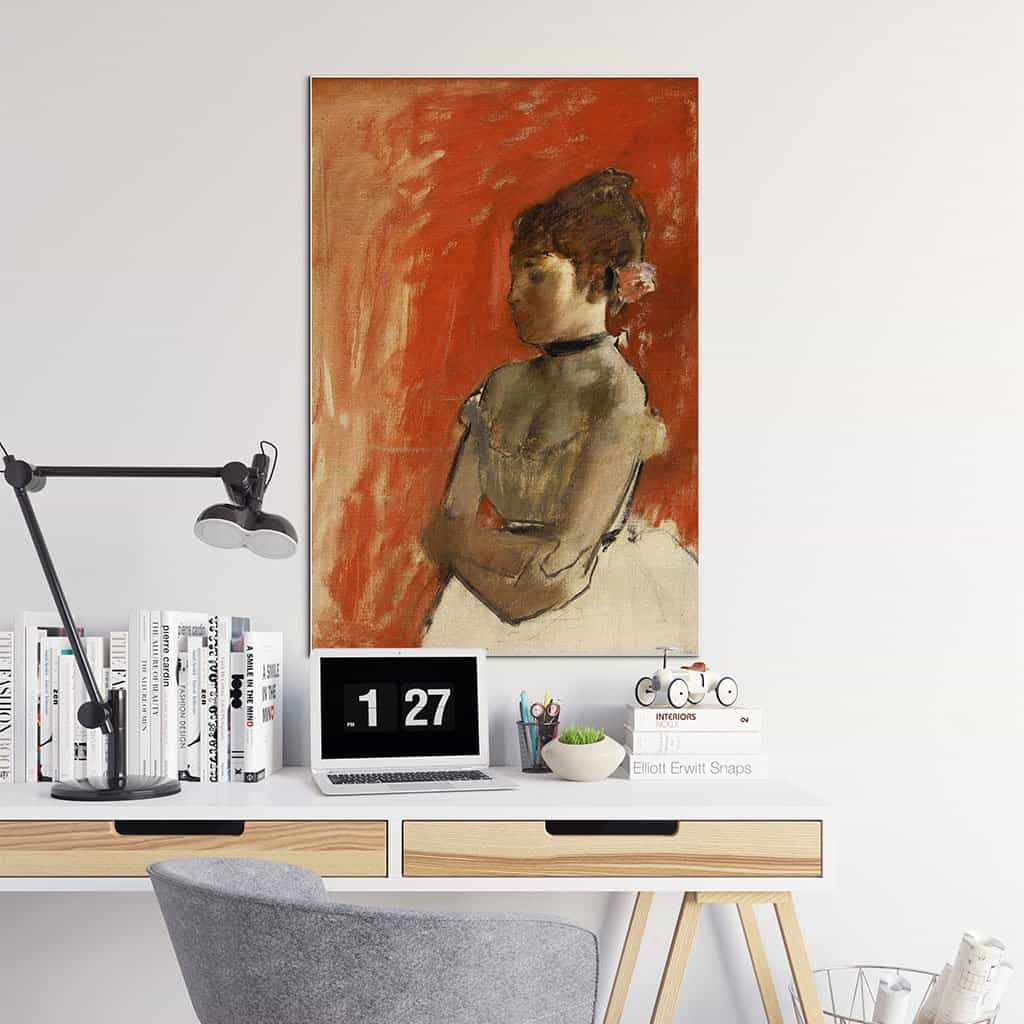 Balletdanser met armen gekruist - Edgar Degas