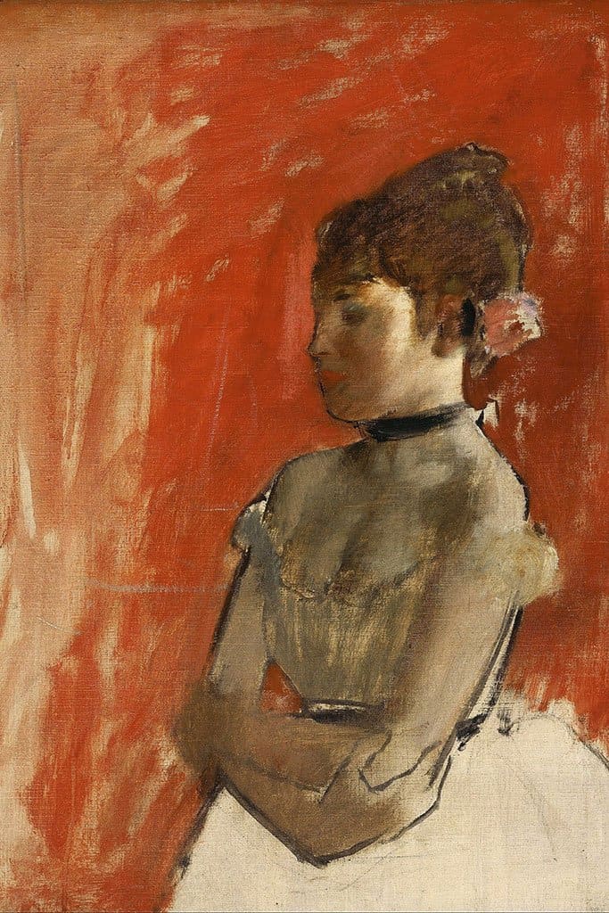 Balletdanser met armen gekruist - Edgar Degas