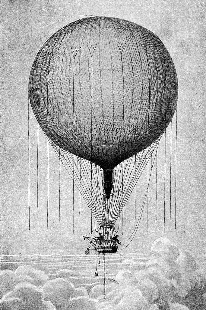 Vintage Luchtballon Humboldt