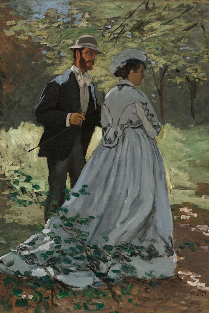 Bazille en Camille - Claude Monet