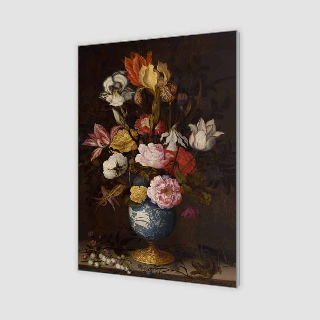 Bloemen in een Wan Li Vaas - Balthasar van der Ast