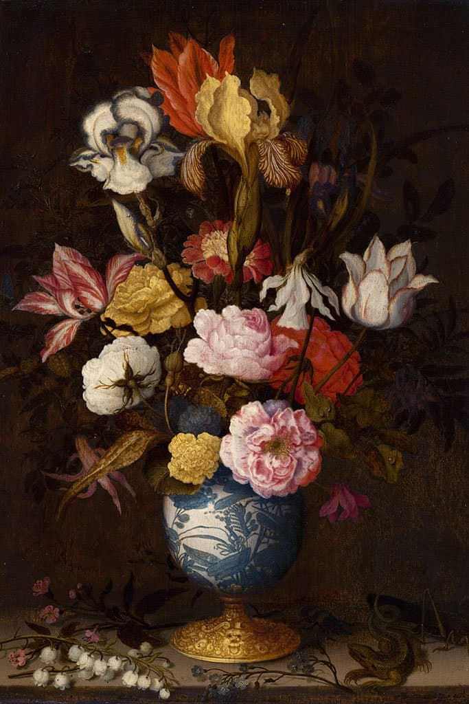 Bloemen in een Wan Li Vaas - Balthasar van der Ast