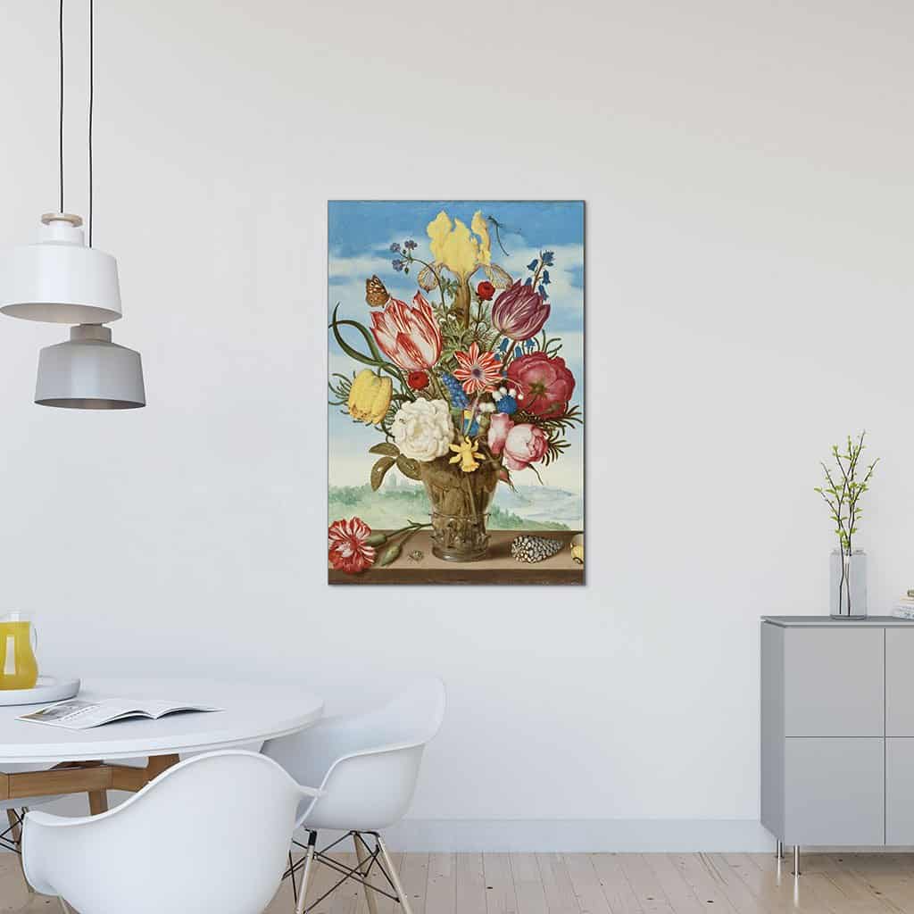 Bloemen in een vaas - Ambrosius Bosschaert de Oude