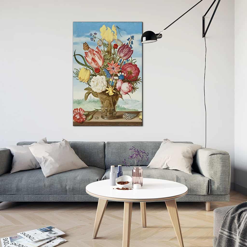 Bloemen in een vaas - Ambrosius Bosschaert de Oude