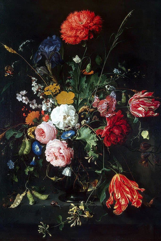 Bloemen in een vaas (Jan Davidsz. de Heem)
