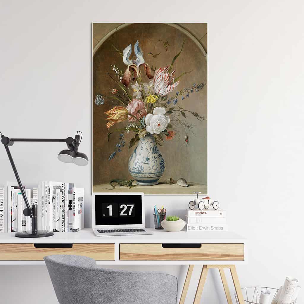 Bloemstilleven cirkel van - Balthasar van der Ast en Johannes Baers