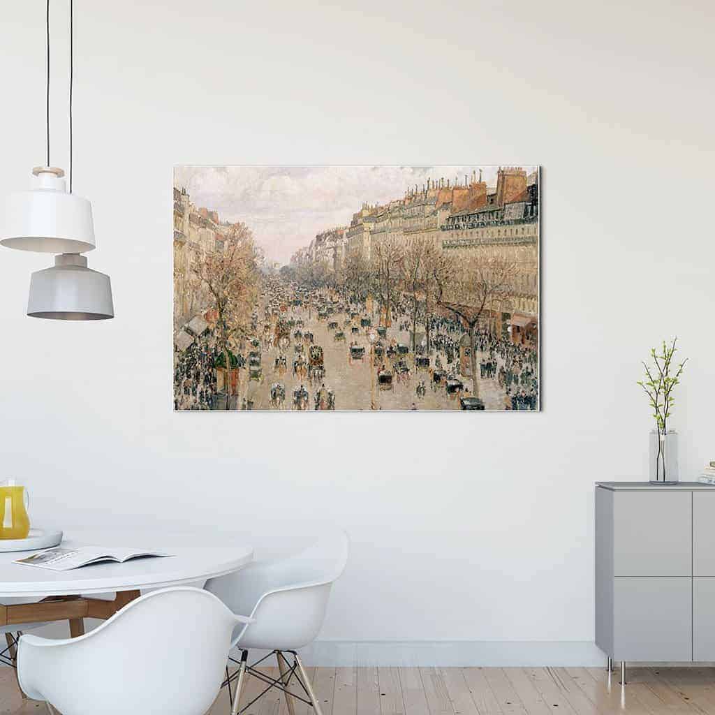 Boulevard Montmartre namiddagzon - Camille Pissarro