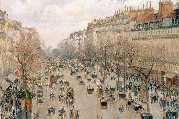 Boulevard Montmartre namiddagzon - Camille Pissarro