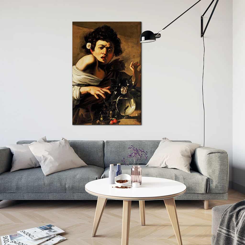 Een jongen gebeten door een hagedis (Caravaggio)