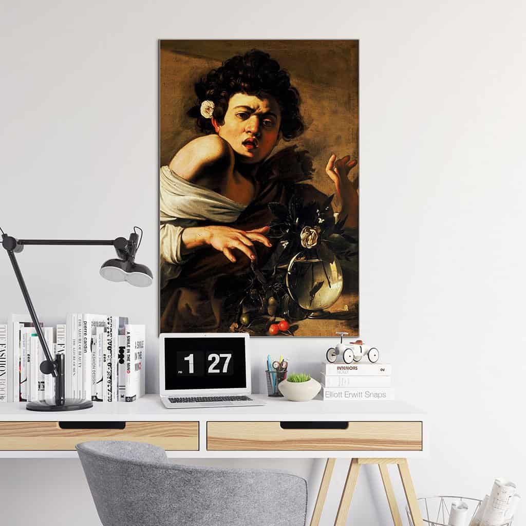 Een jongen gebeten door een hagedis (Caravaggio)