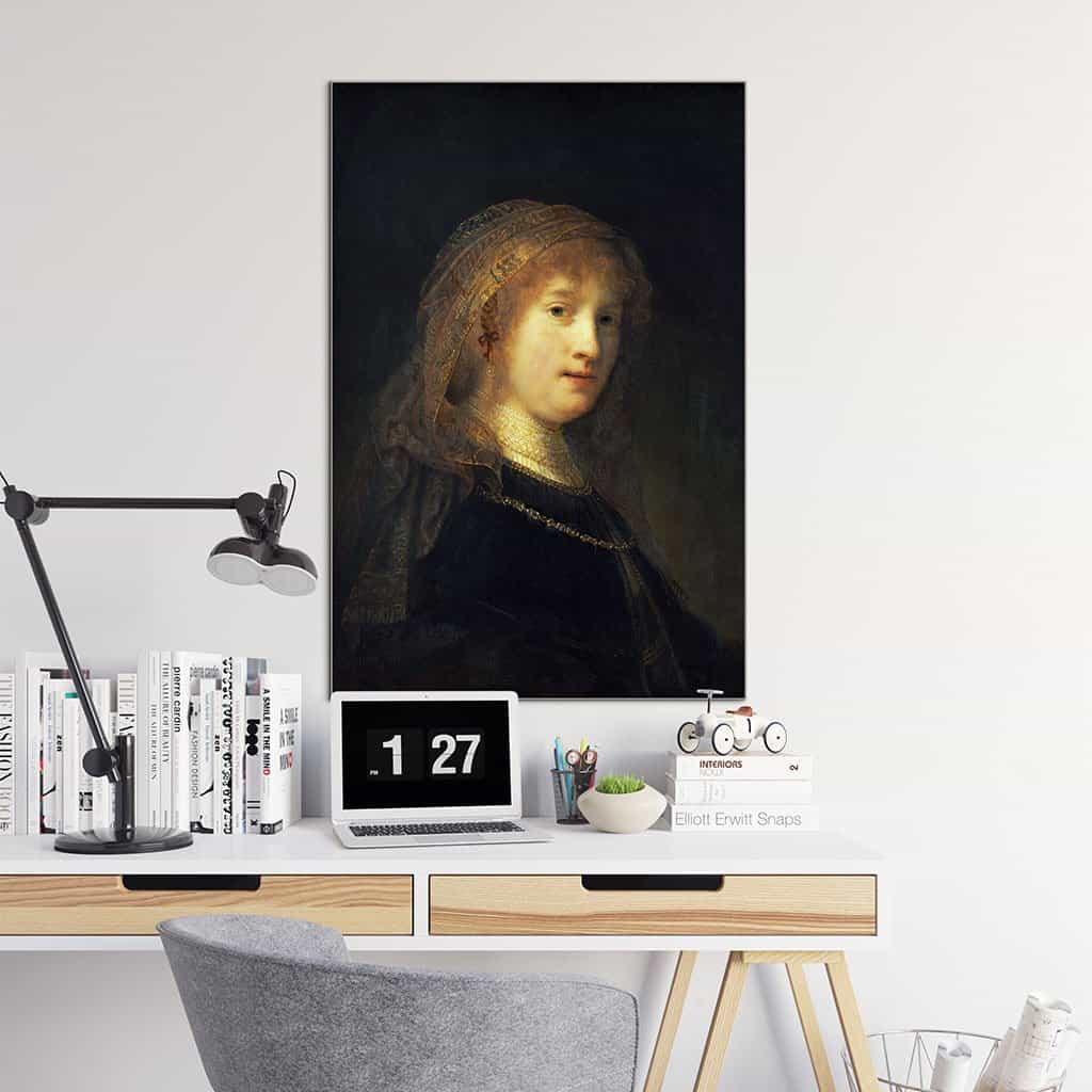 Borstbeeld van jonge vrouw (Rembrandt)