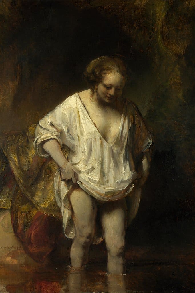 Het baden van de vrouw (Rembrandt)