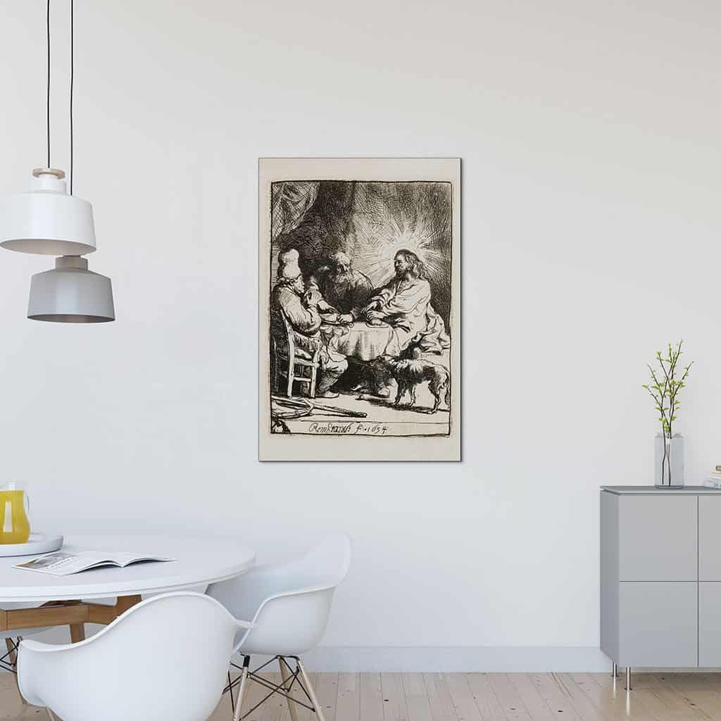 Christus te Emmaus - Rembrandt
